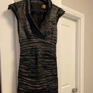 Nicole Miller Dress, knee lenght, cap sleeve, size S